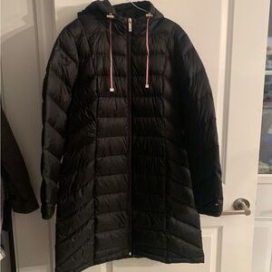Tommy Hilfiger Black Hooded Puffer Jacket